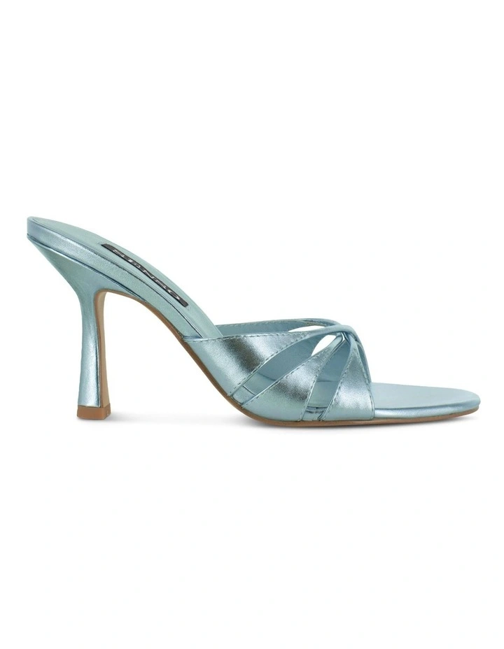 Kashaya I Heeled Mules in Blue