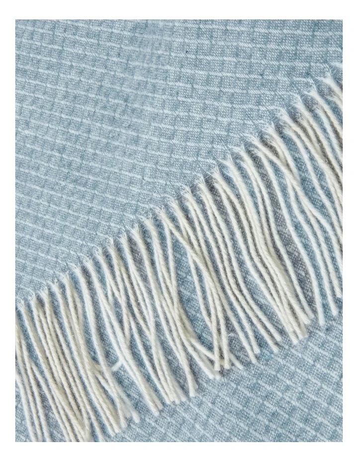 Chiswick Throw Blanket in Blue