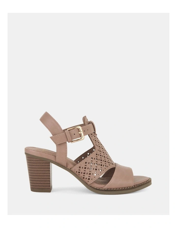 Frannie Mule Heel in Nude