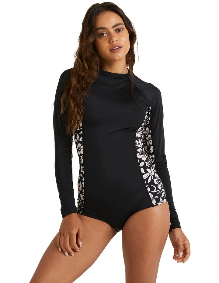 Toko Bodysuit Rash Vest in Black