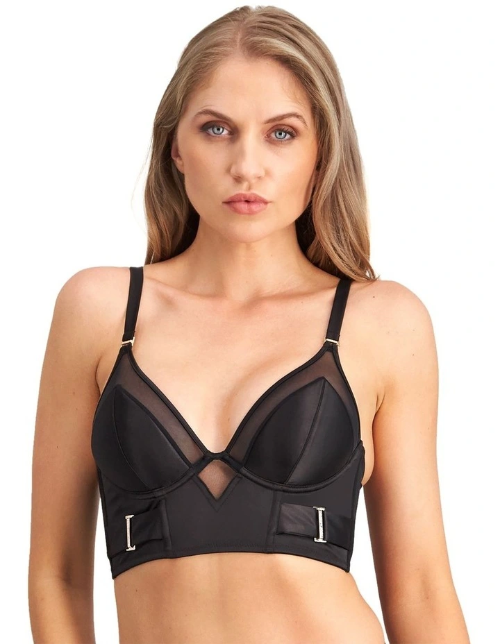 The Icon Contour Bra in Black