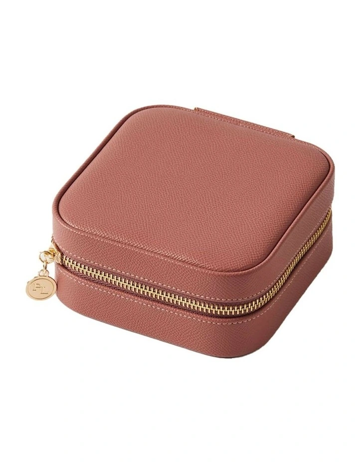 Calla Square Jewellery Case in Rosewood