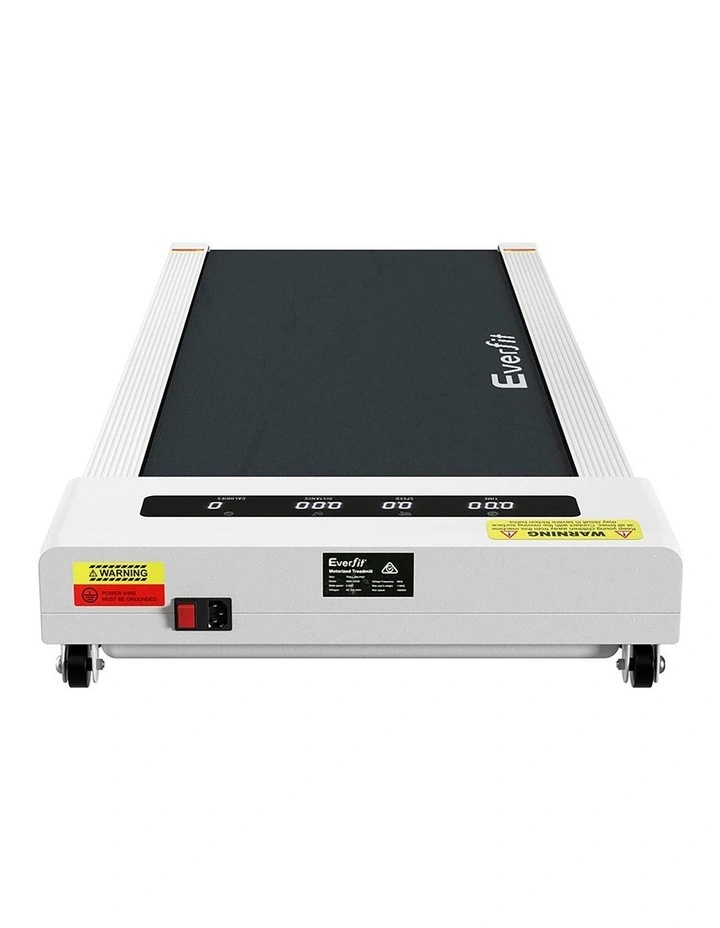 Electric Treadmill Walking Pad Under Desk Home Gym Fitness 360mm in White