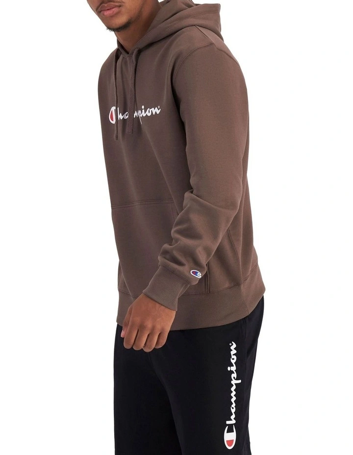 Script Hoodie in Pepperberry