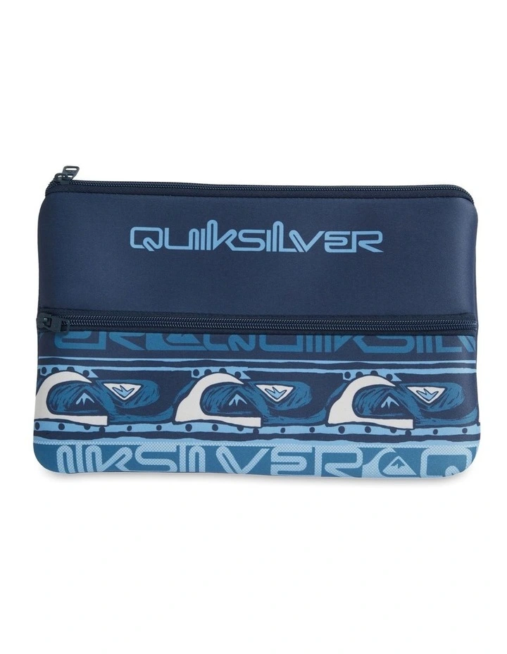 Blocked Jumbo Pencil Case in Clear Sky