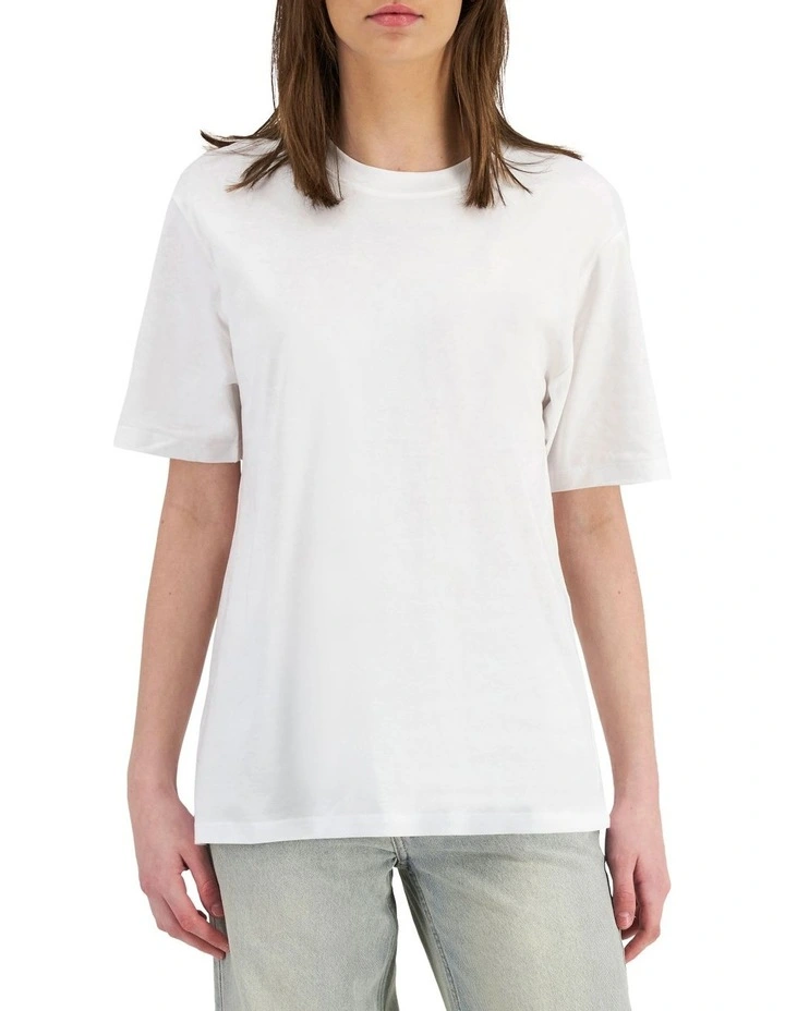 Jersey Lightweight Staple Tee in White