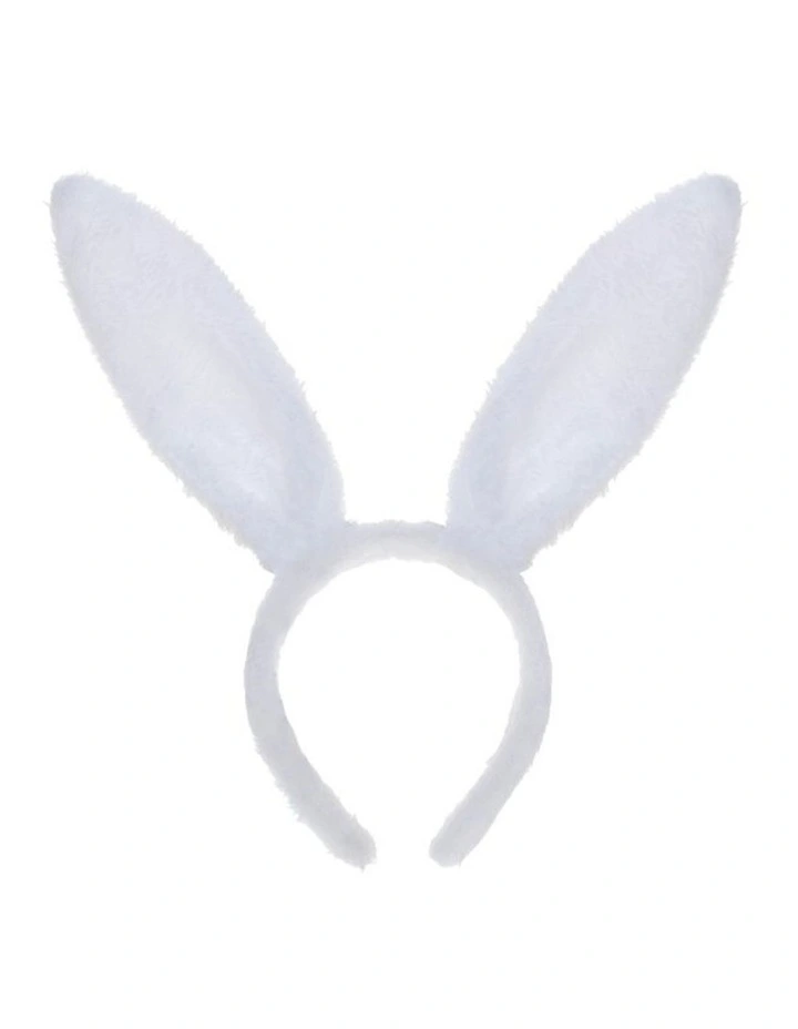 Bunny Ears Headband in White