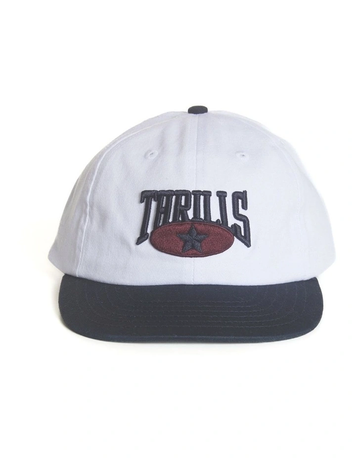 Full Ride 6 Panel Cap in White