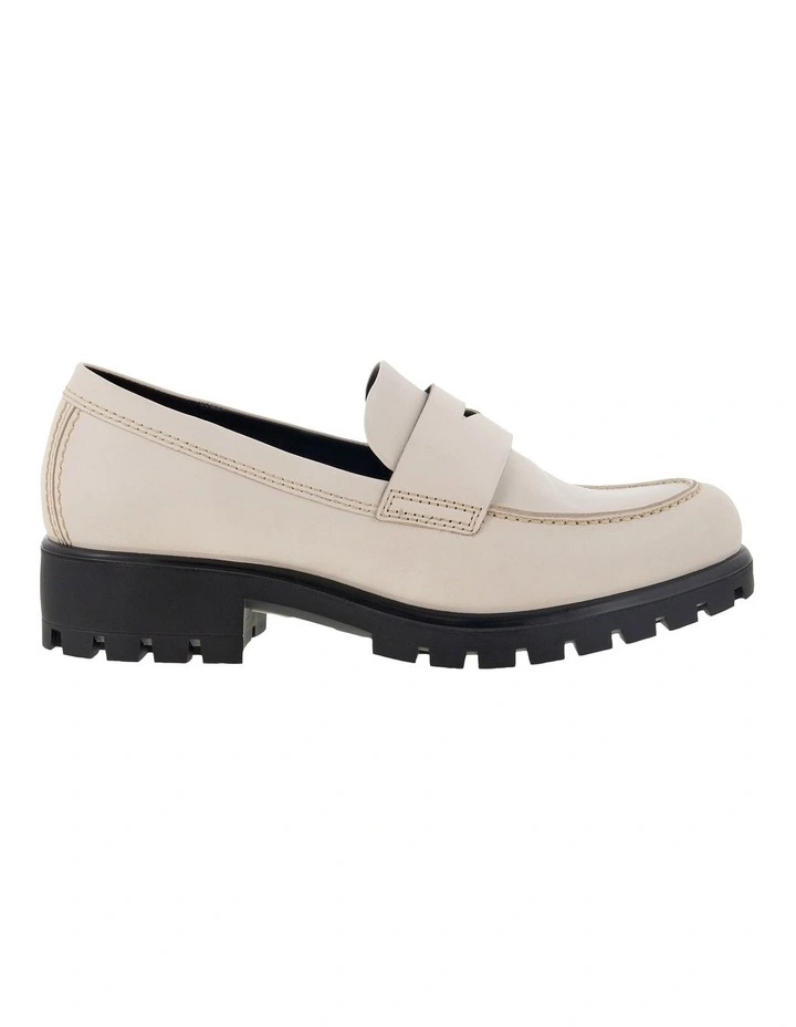 Modtray Leather Sneaker in Beige
