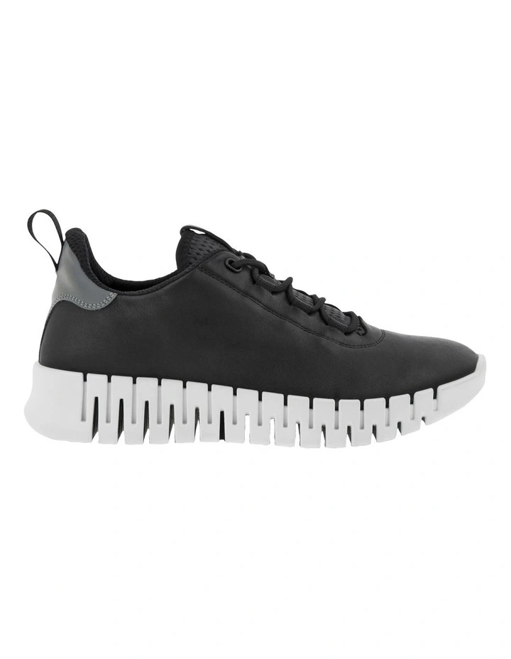 Gruuv Leather Sneaker in Black