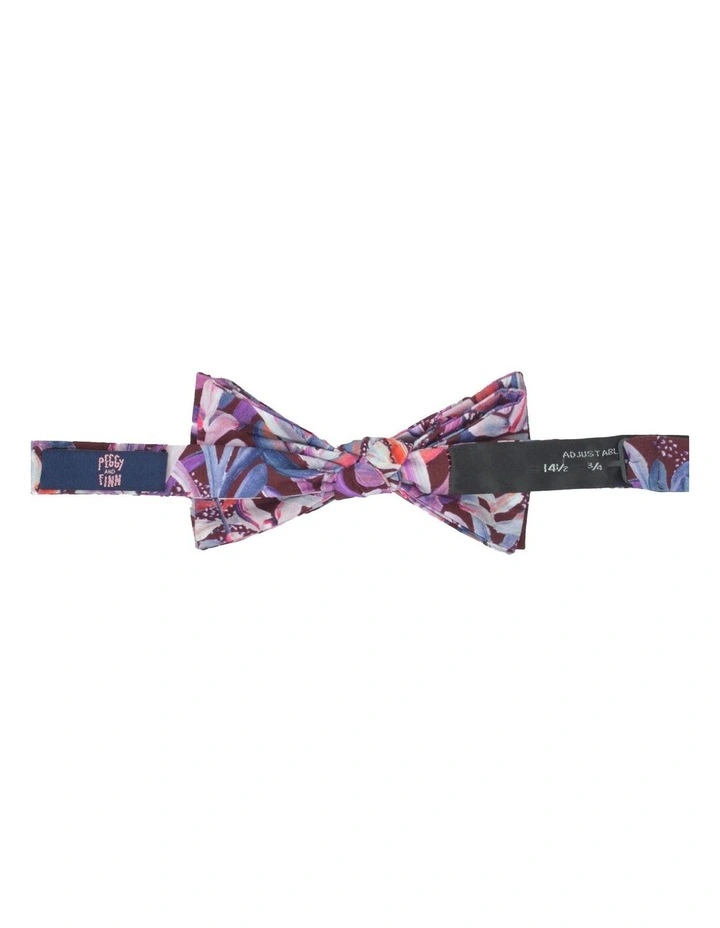 Protea Bow Tie Gift Set in Purple