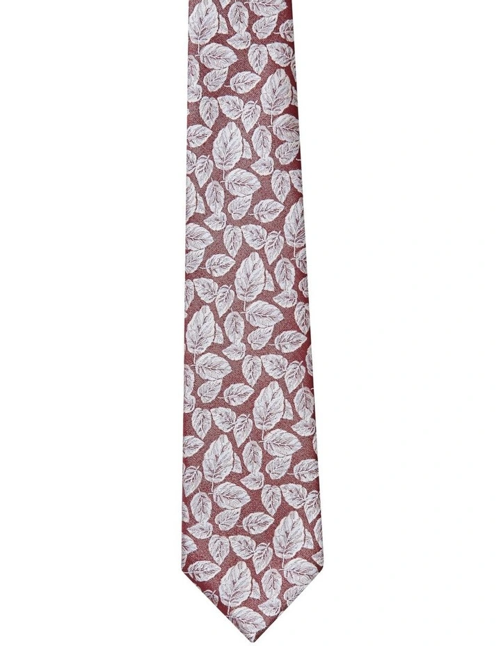 Floral Tie in Brown