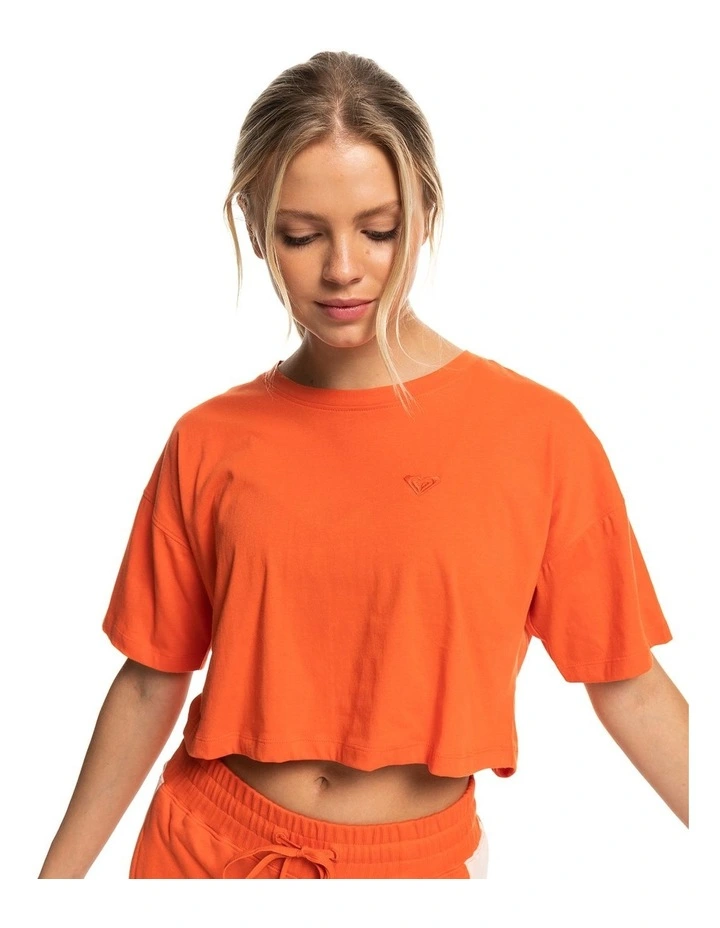 Essential Sports T-shirt in Tigerlily
