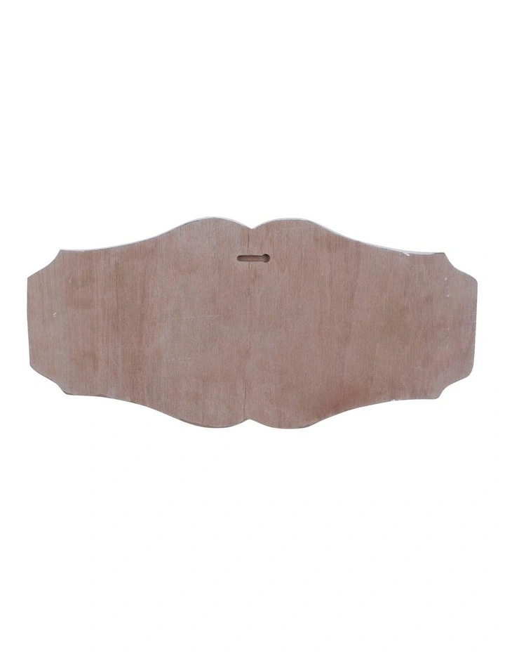 Welcome to our Home Wall Art in Distressed White