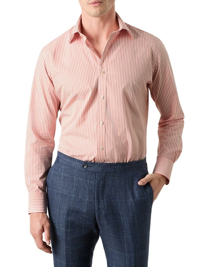 Collins Shirt in Coral