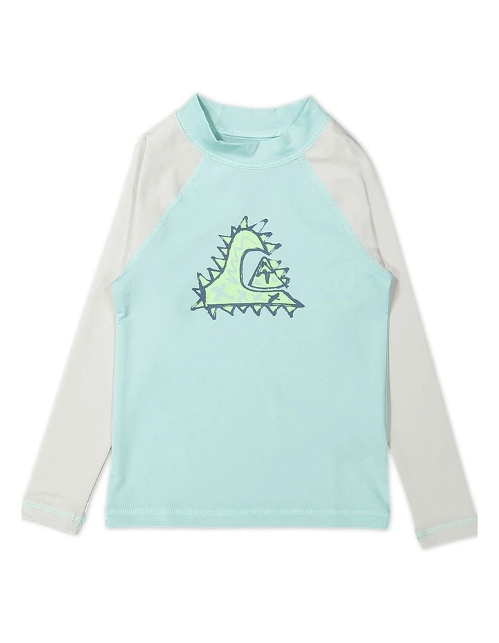 Next Gen Long Sleeve UPF 50 Rash Vest (2-7 Years) in Pastel Turquoise