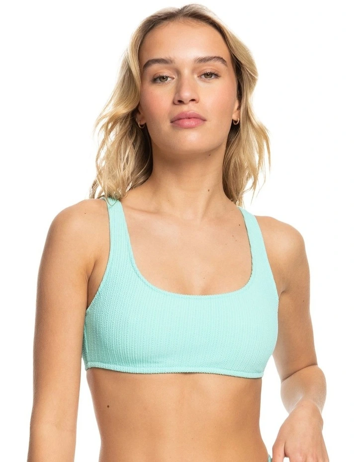 Bralette Bikini Top in Aruba Blue
