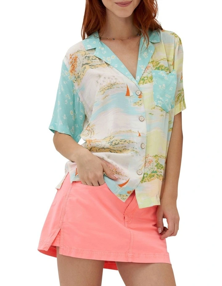 Button-Up Shirt in Multi