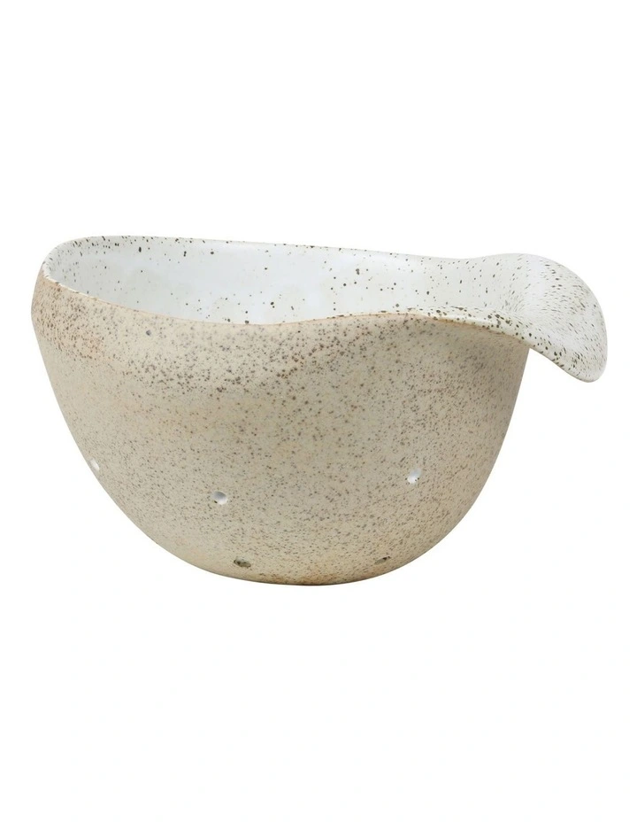 Garden to Table Colander Berry White