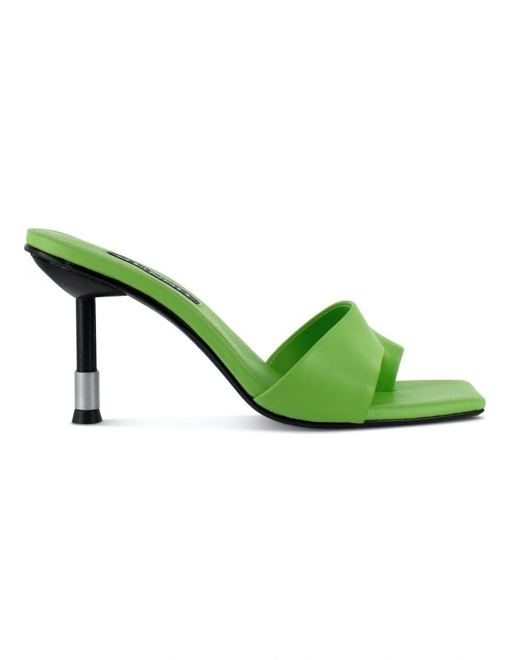 Quana I Heeled Mules in Green