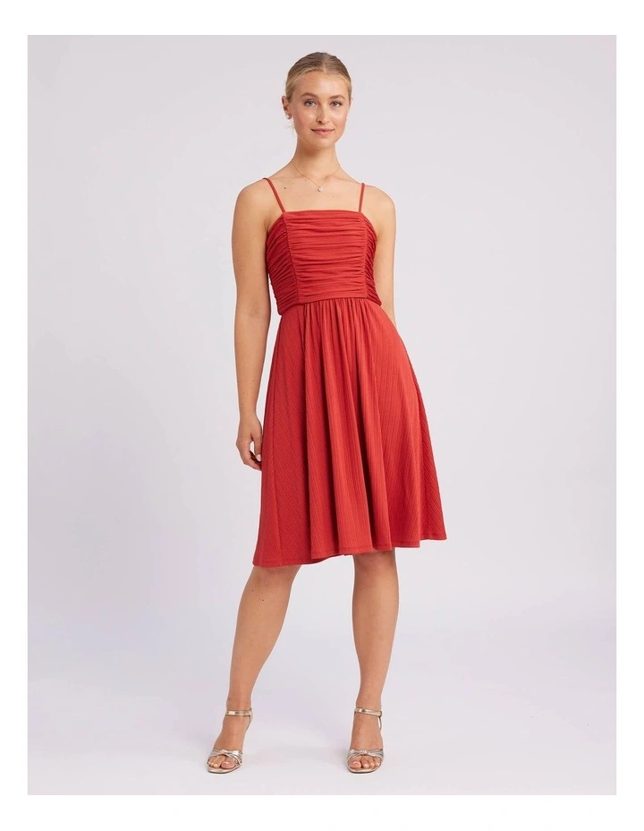 Alyce Dress in Red