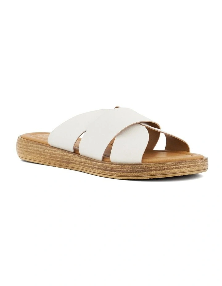 Layton Sandal in White