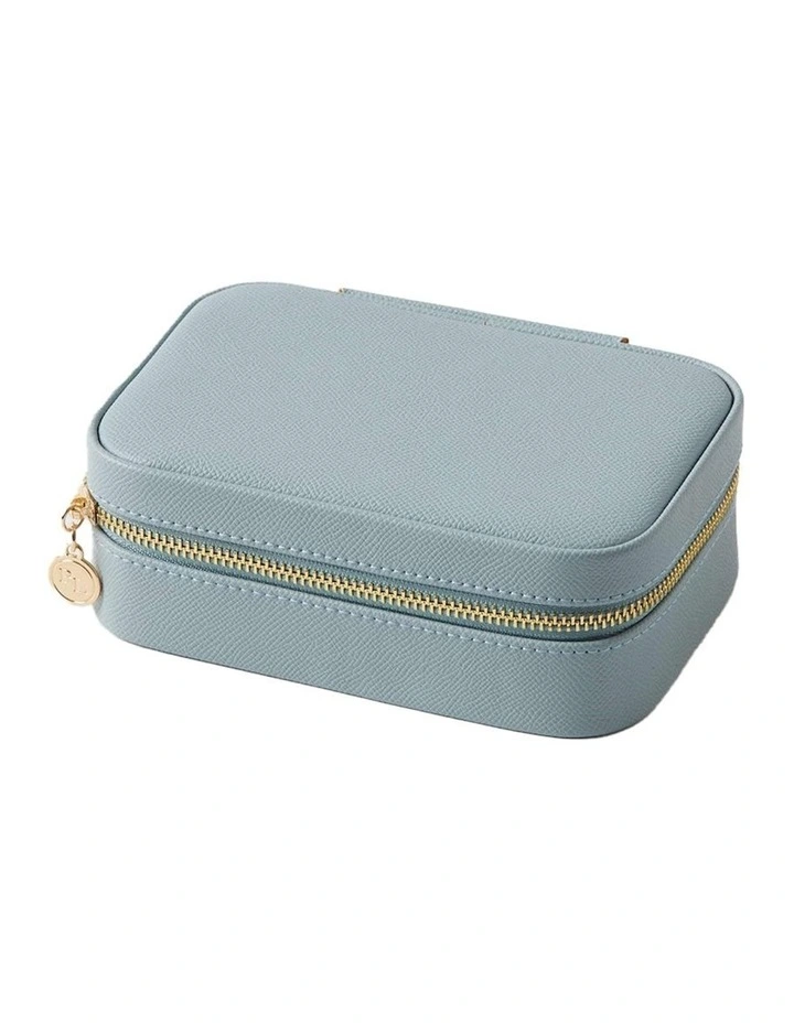 Calla Rectangular Jewellery Case in Seafoam