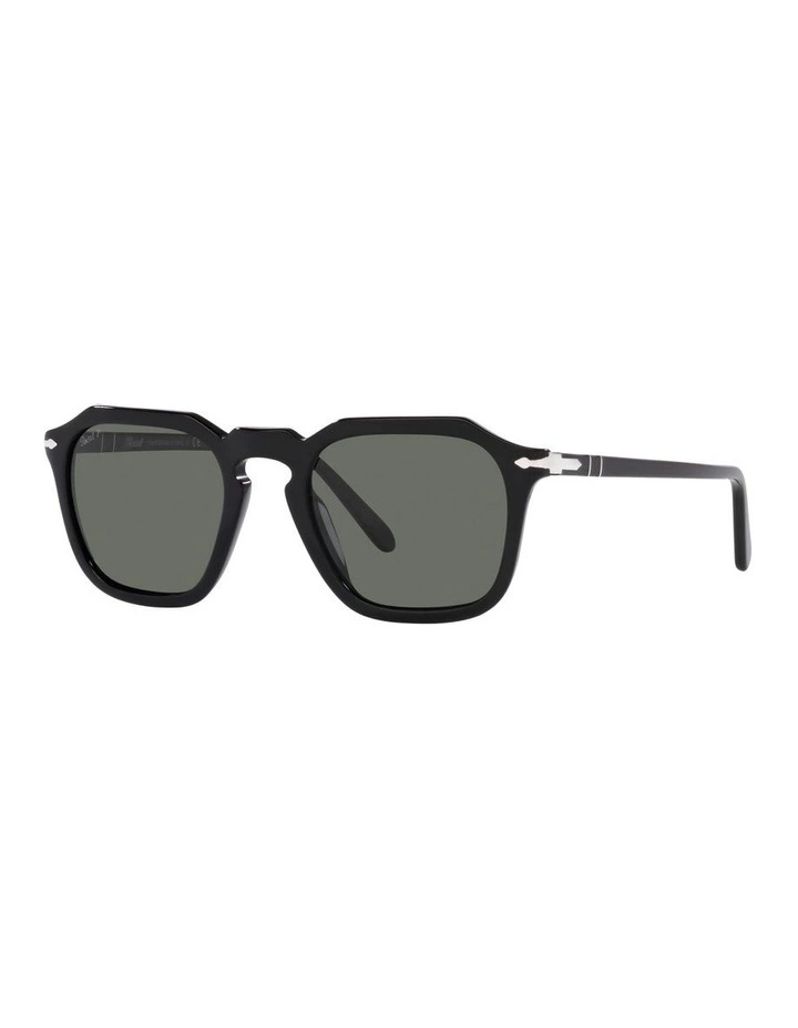 PO3292S Black Polarised Sunglasses