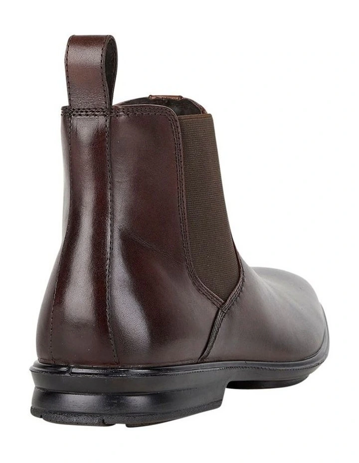 Leather Chelsea Boot in Mahogany