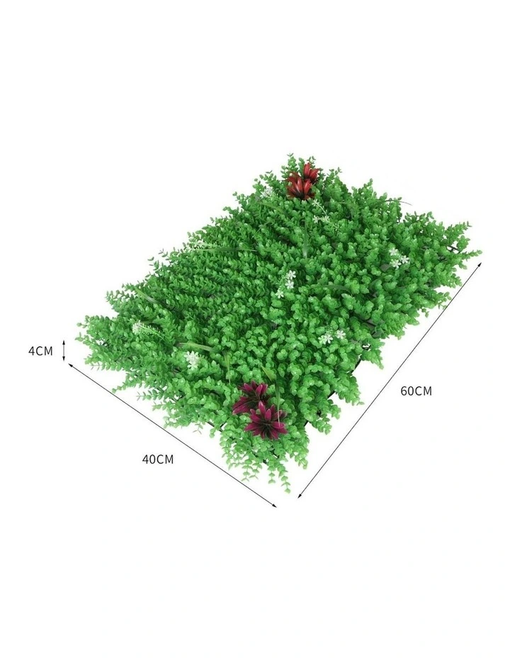 Boxwood Hedge Fence Artificial Grass x10 in Green
