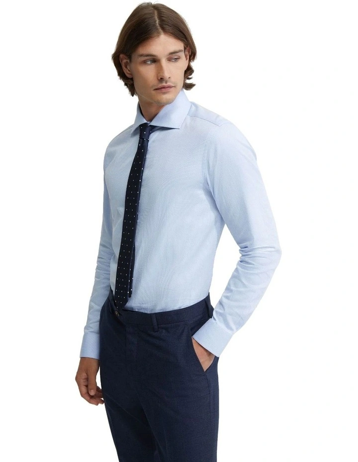 Trafalgar Dobby Shirt in Sky