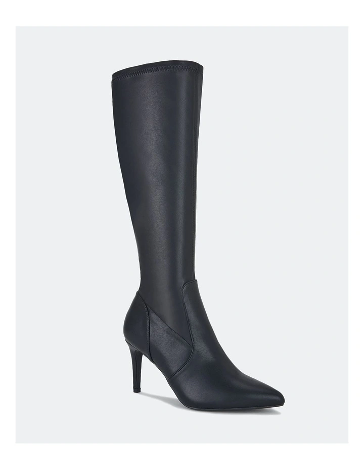 Orleans Boots in Black Smooth