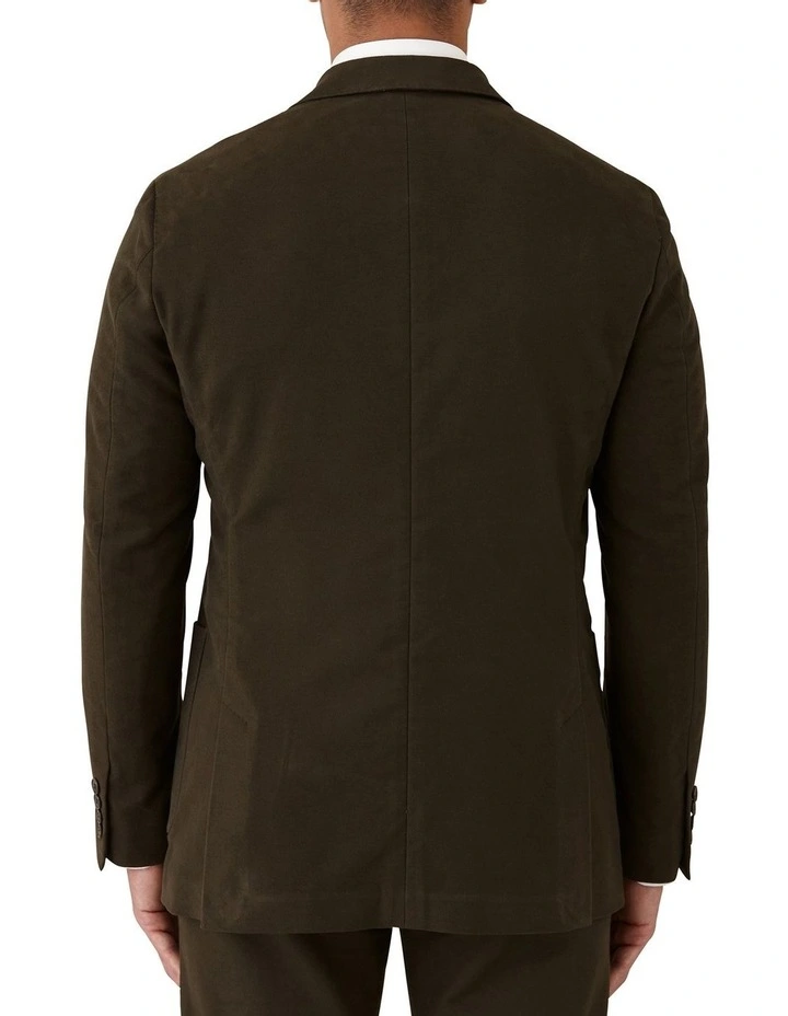 Burnley Modern Fit Sports Jacket in Khaki