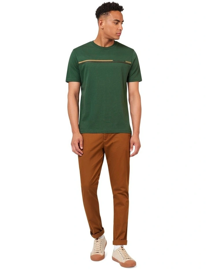 Seasonal Stripe Tee in Green