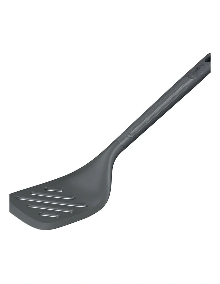 Eco Handles Slotted Turner in Black