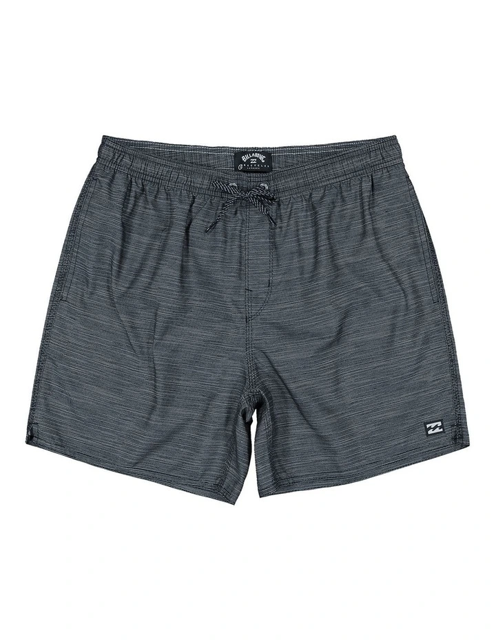 Sergio Layback Boardshorts Asphalt