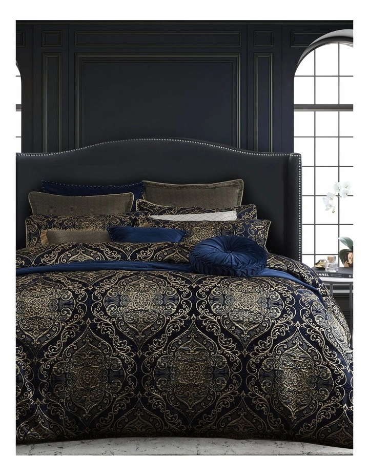Peron Quilt Cover Set in Night