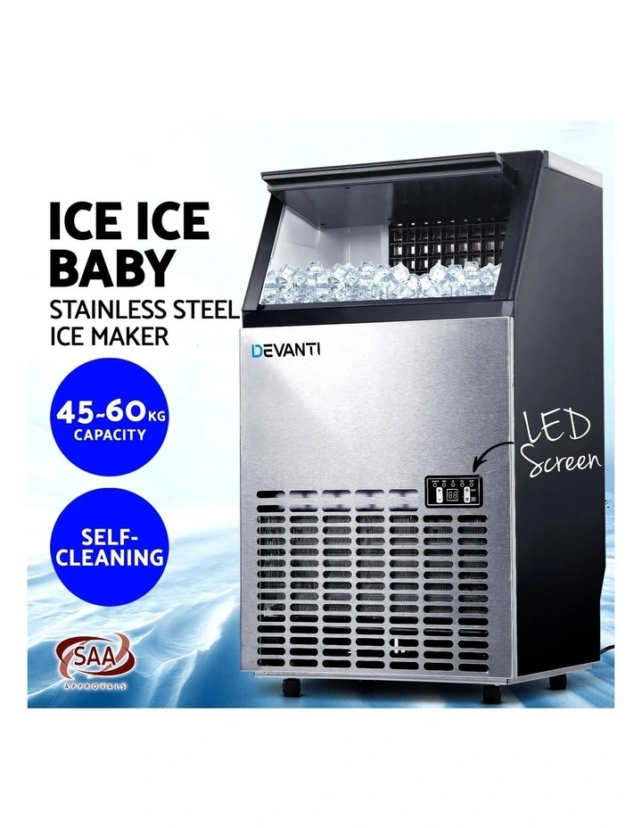 Stainless Steel Commercial Ice Cube Maker