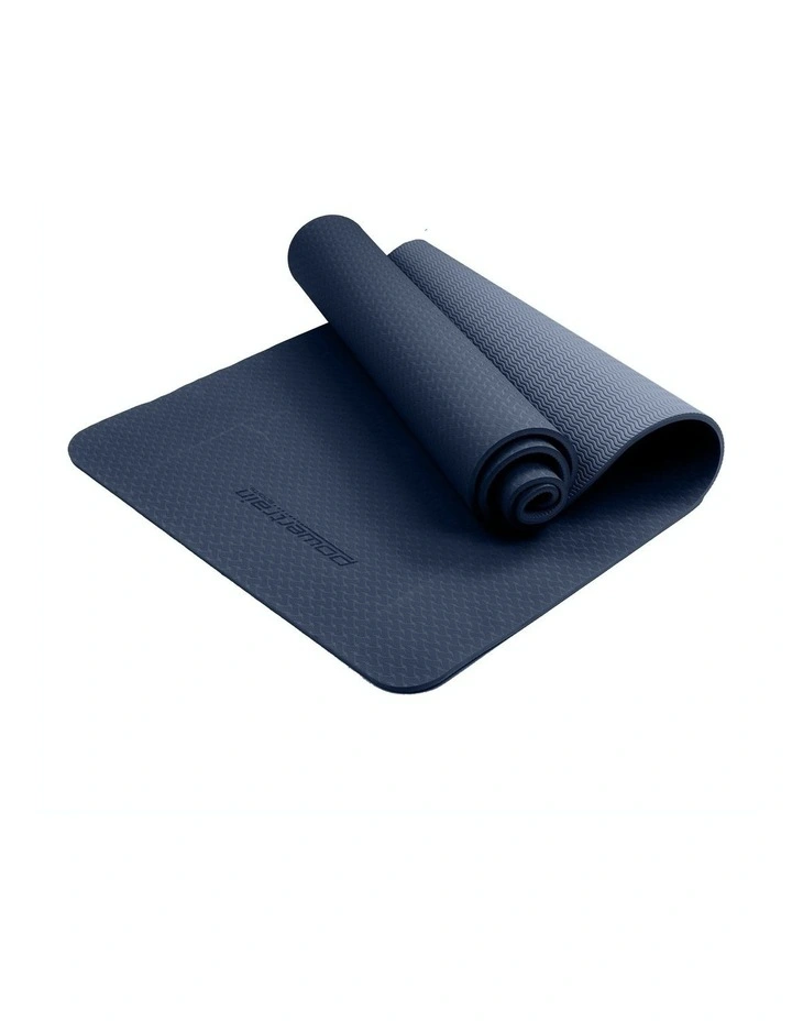 Dark Blue 6mm TPE Yoga Exercise Mat