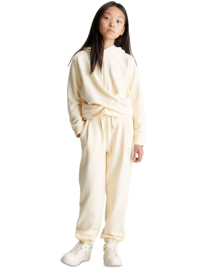 Soft Twist Hoodie in Vanilla