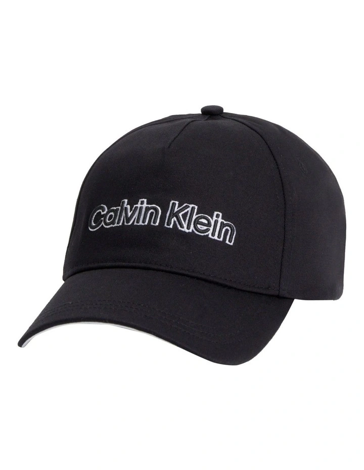 Embroidery Cap in Black