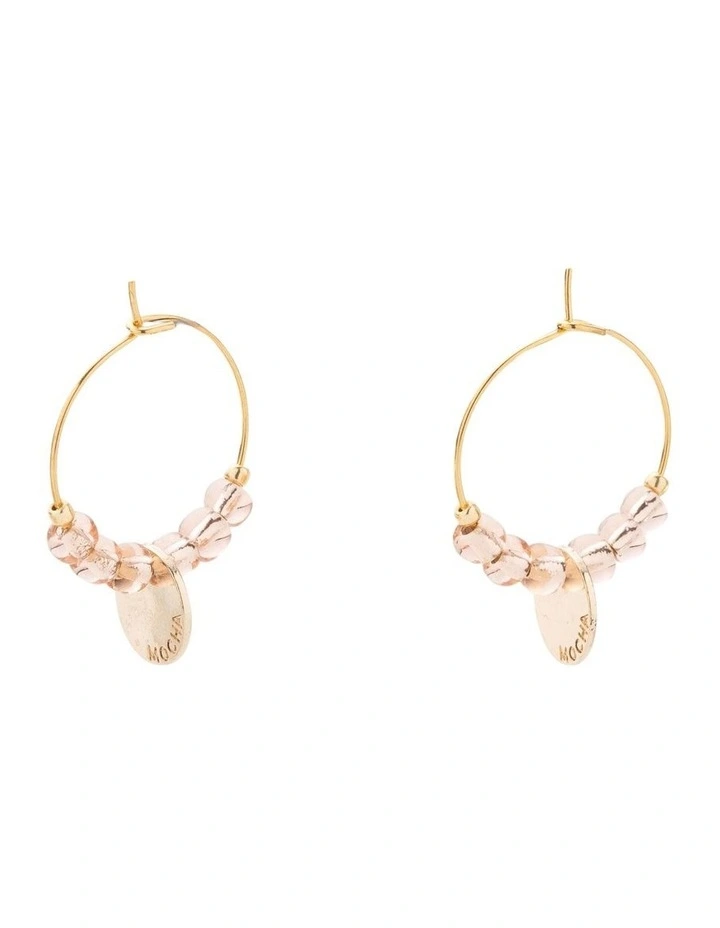 Reborn Lagoon Earrings in Rose