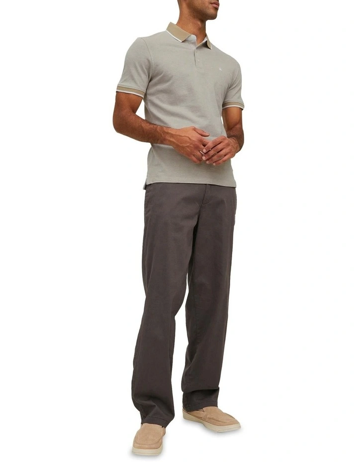 Paulos Organic Cotton Polo in Crockery