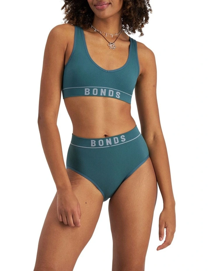 Retro Rib Hi Hi Undie in Ess Avant Garden