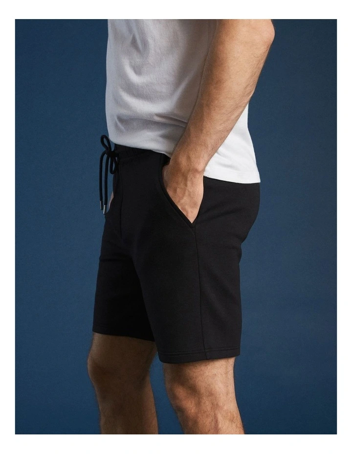 24/7 Good Vibes 8" Jogger Short in Black