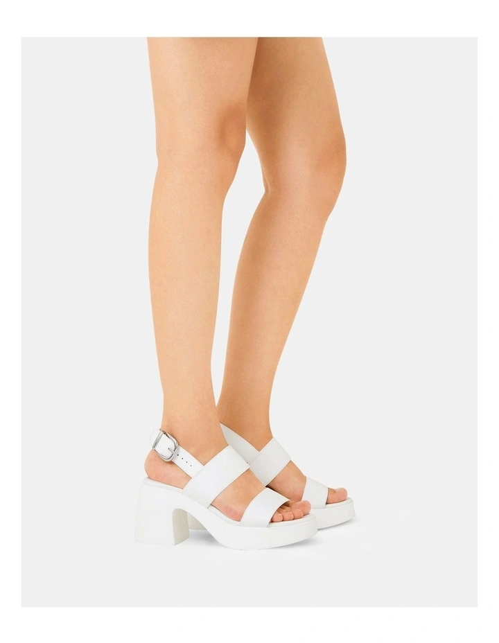 Umae Strappy Heels in White