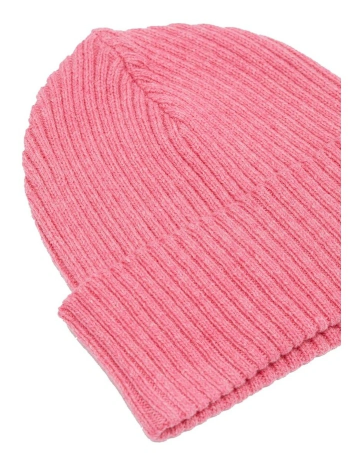 Celine Knit Beanie in Pink