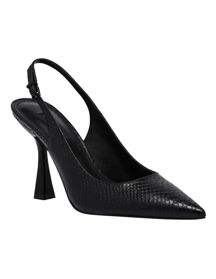 Righty Slingback Heel in Black