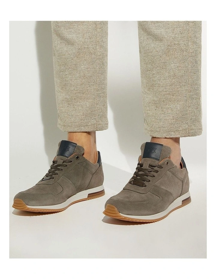 Trilogy Lace Up Sneaker in Grey