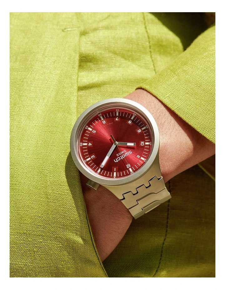 Scarlet Shimmer Watch in Red